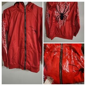 Red Spider Web Hoodie
